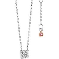 Collana Comete Donna in Oro bianco Diamante GLB960 - GLB960